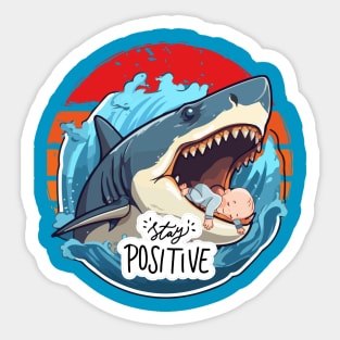 Stay Positive! Sticker